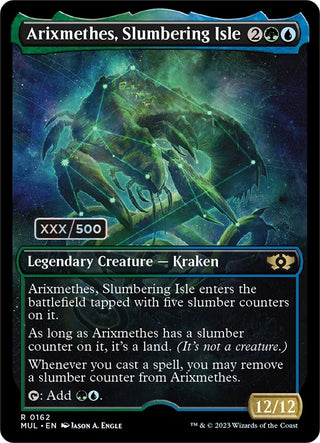 Arixmethes Slumbering Isle (Serial Numbered) (162) [MUL] - MTG Single