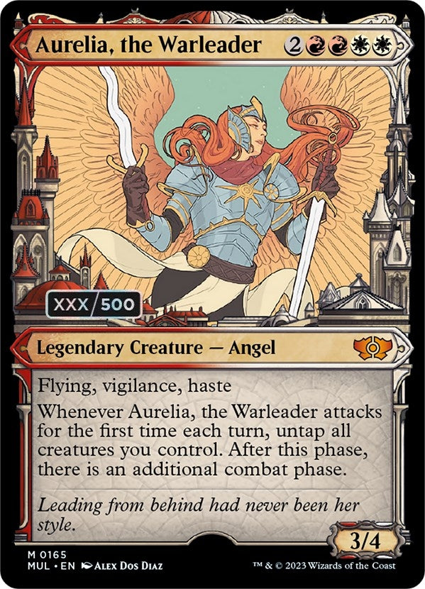 Aurelia the Warleader (Serial Numbered) (165) [MUL] - MTG Single