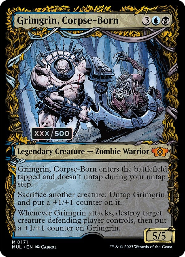 Grimgrin Corpse-Born (Serial Numbered) (171) [MUL] - MTG Single