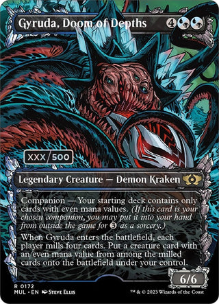 Gyruda Doom of Depths (Serial Numbered) (172) [MUL] - MTG Single