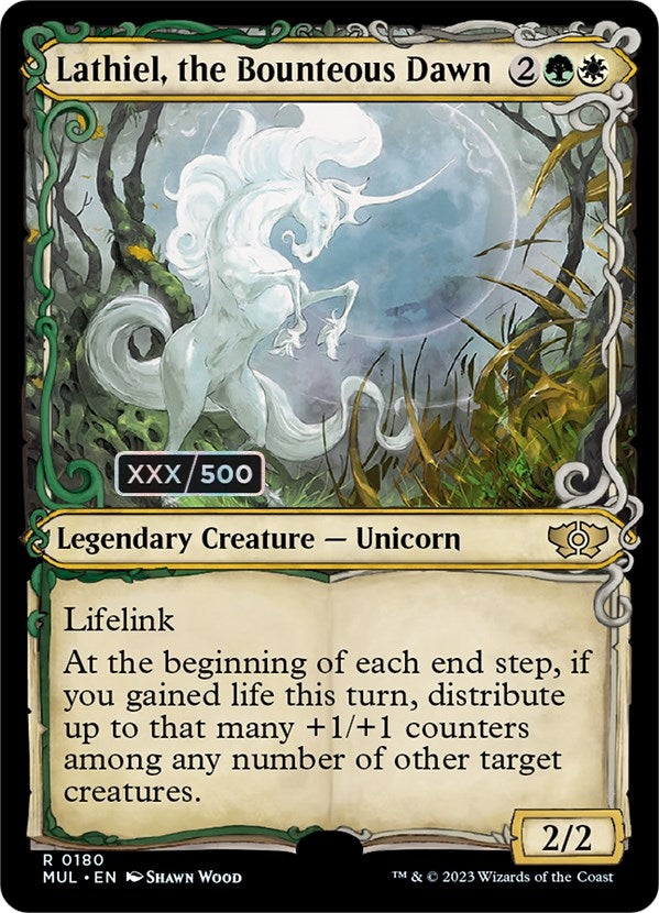 Lathiel the Bounteous Dawn (Serial Numbered) (180) [MUL] - MTG Single