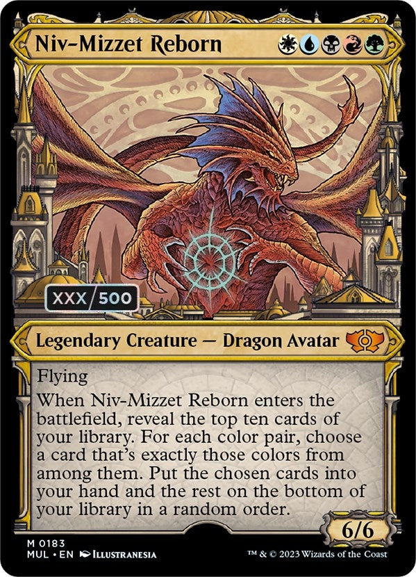 Niv-Mizzet Reborn (Serial Numbered) (183) [MUL] - MTG Single