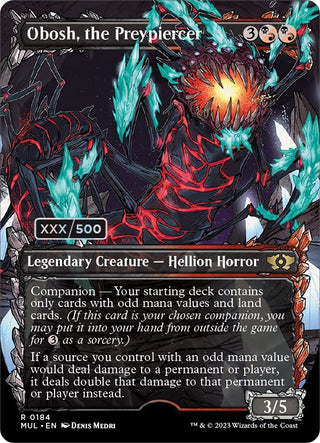 Obosh the Preypiercer (Serial Numbered) (184) [MUL] - MTG Single