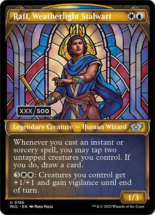 Raff Weatherlight Stalwart (Serial Numbered) (186) [MUL] - MTG Single