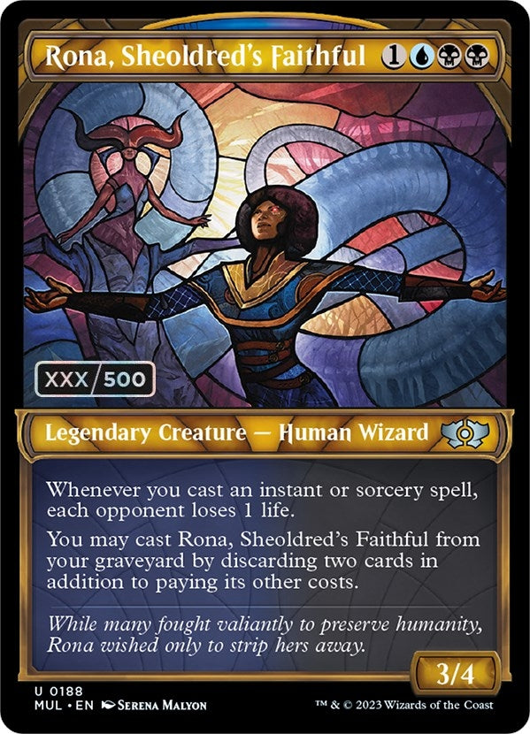Rona Sheoldred’s Faithful (Serial Numbered) (188) [MUL] - MTG Single