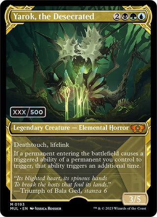 Yarok the Desecrated (Serial Numbered) (193) [MUL] - MTG Single