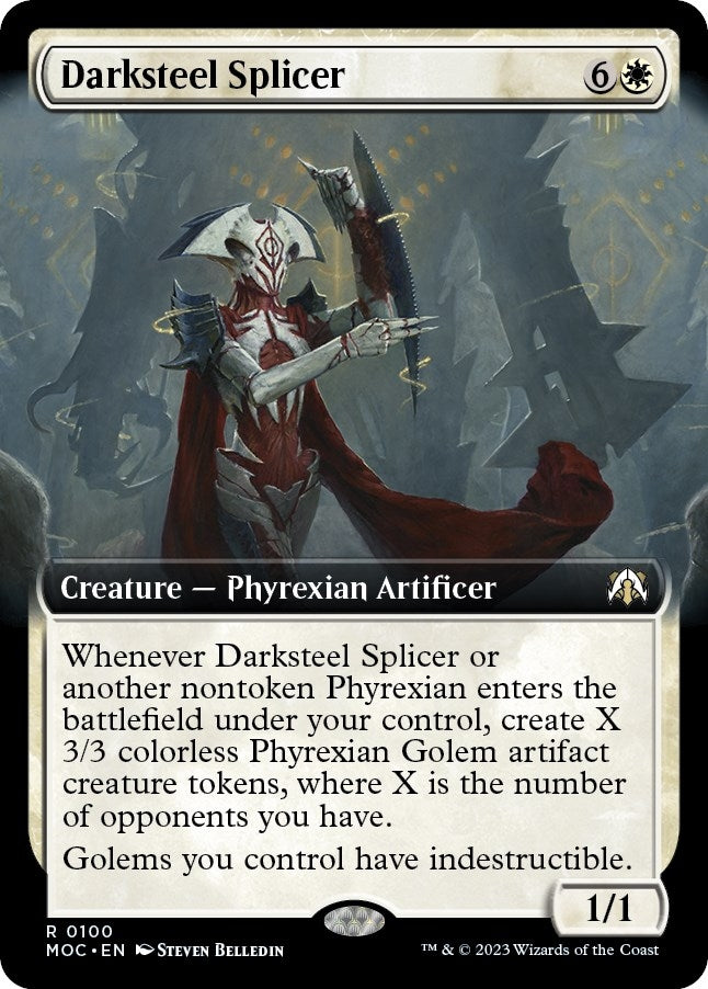 Darksteel Splicer (Extended Art) (100) [MOC] - MTG Single