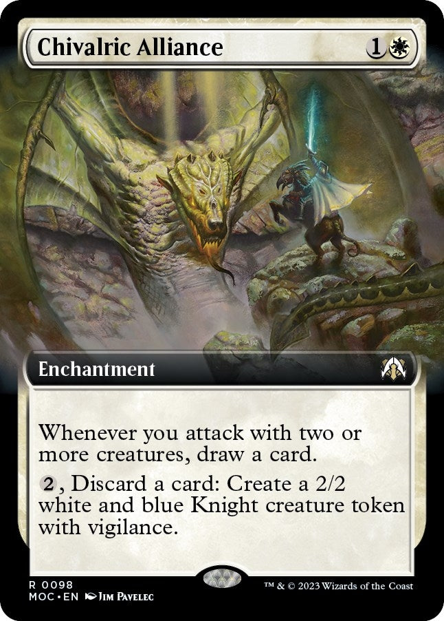 Chivalric Alliance (Extended Art) (98) [MOC] - MTG Single