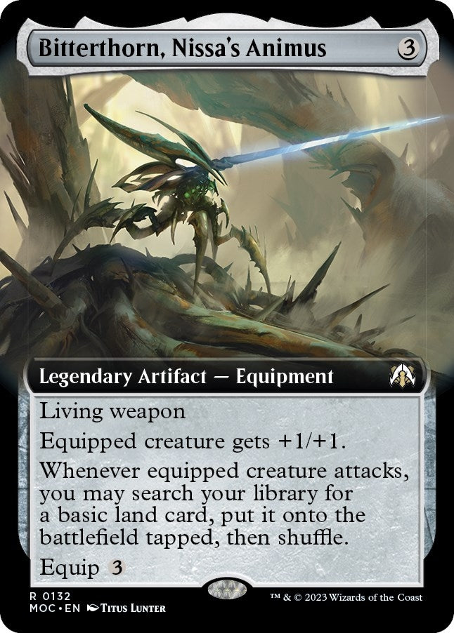 Bitterthorn Nissa’s Animus (Extended Art) (132) [MOC] - MTG Single
