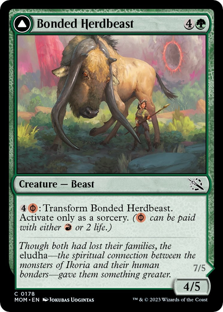 Bonded Herdbeast (178) [MOM] - MTG Single