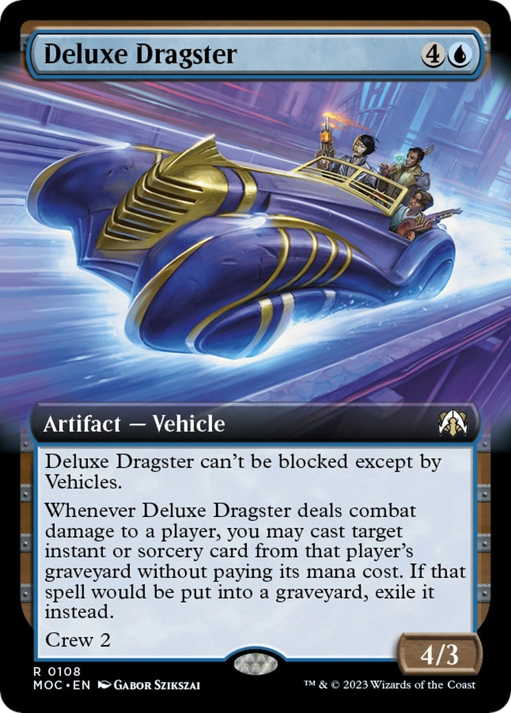Deluxe Dragster (Extended Art) (108) [MOC] - MTG Single