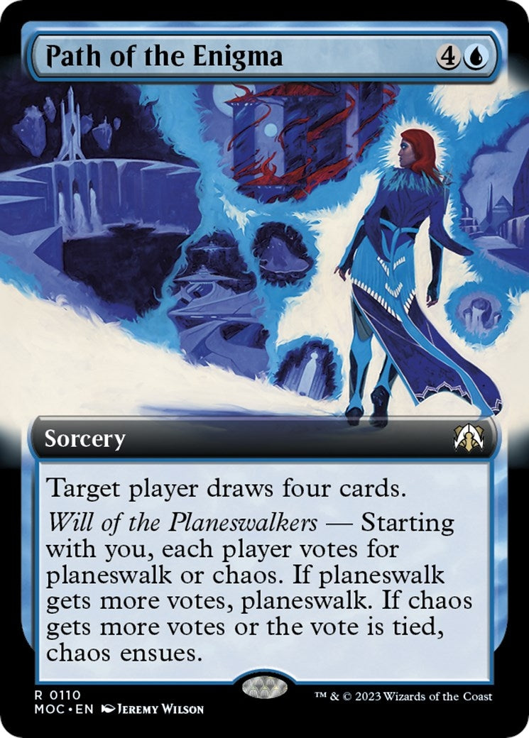Path of the Enigma (Extended Art) (110) [MOC] - MTG Single
