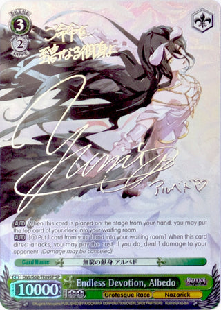 Endless Devotion Albedo (SP) (Silver Signature) (6209) [OVL/S62] - Weiss Schwarz Single