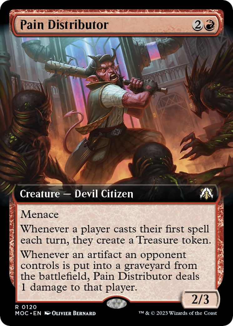 Pain Distributor (Extended Art) (120) [MOC] - MTG Single