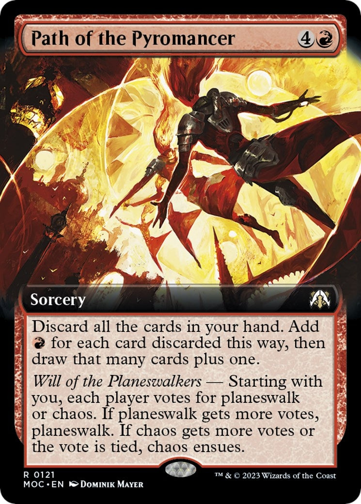 Path of the Pyromancer (Extended Art) (121) [MOC] - MTG Single