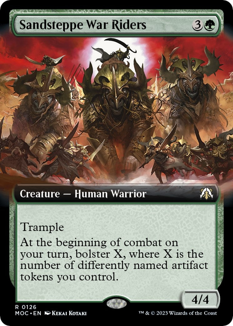 Sandsteppe War Riders (Extended Art) (126) [MOC] - MTG Single