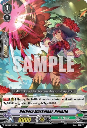 Gerbera Musketeer Pollette (202301) [EVENT] - Cardfight Vanguard Single