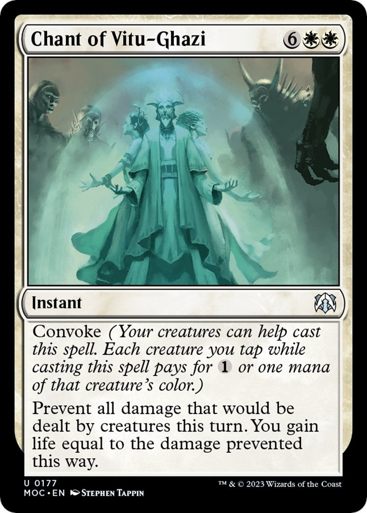 Chant of Vitu-Ghazi (177) [MOC] - MTG Single