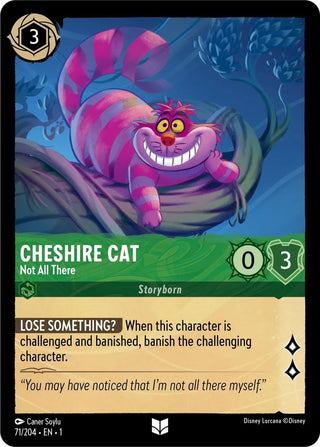 Cheshire Cat - Not All There (71) (1) - Disney Lorcana Single