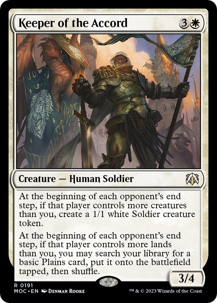 Keeper of the Accord (191) [MOC] - MTG Single