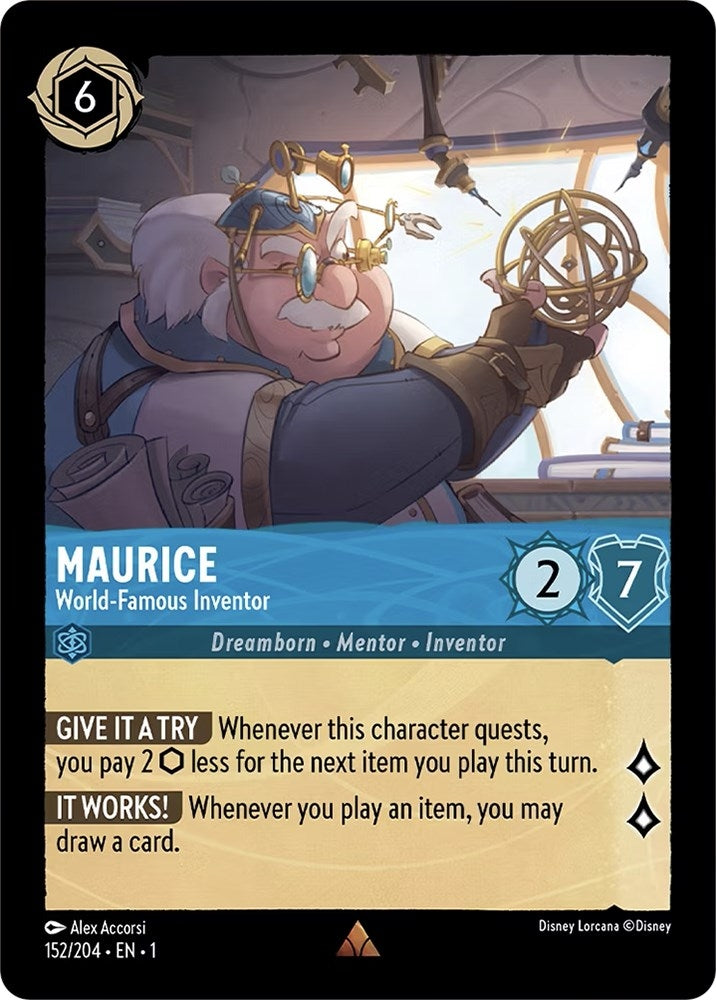 Maurice - World-Famous Inventor (152) (1) - Disney Lorcana Single