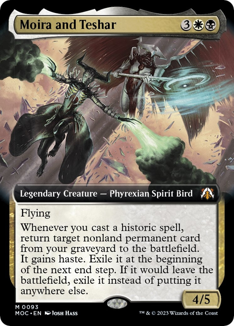 Moira and Teshar (Extended Art) (93) [MOC] - MTG Single