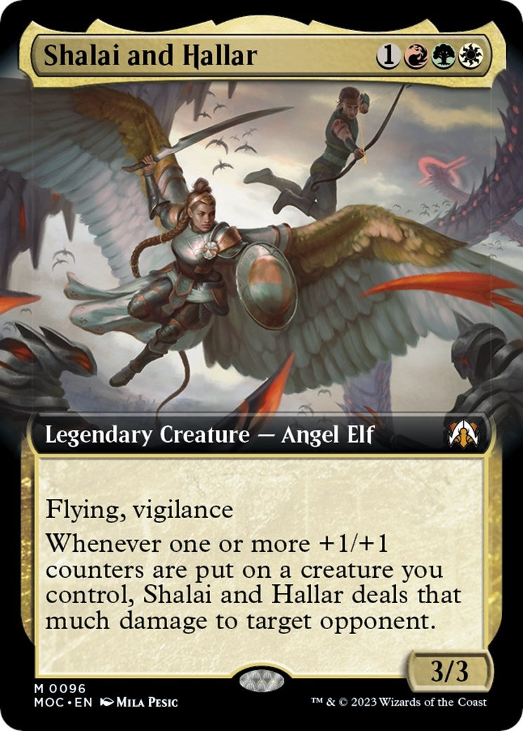 Shalai and Hallar (Extended Art) (96) [MOC] - MTG Single