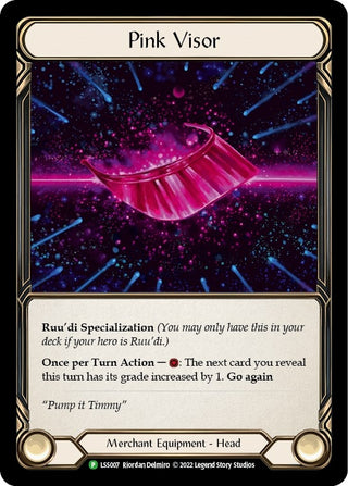 Pink Visor (7) [PR] - Flesh and Blood TCG Single