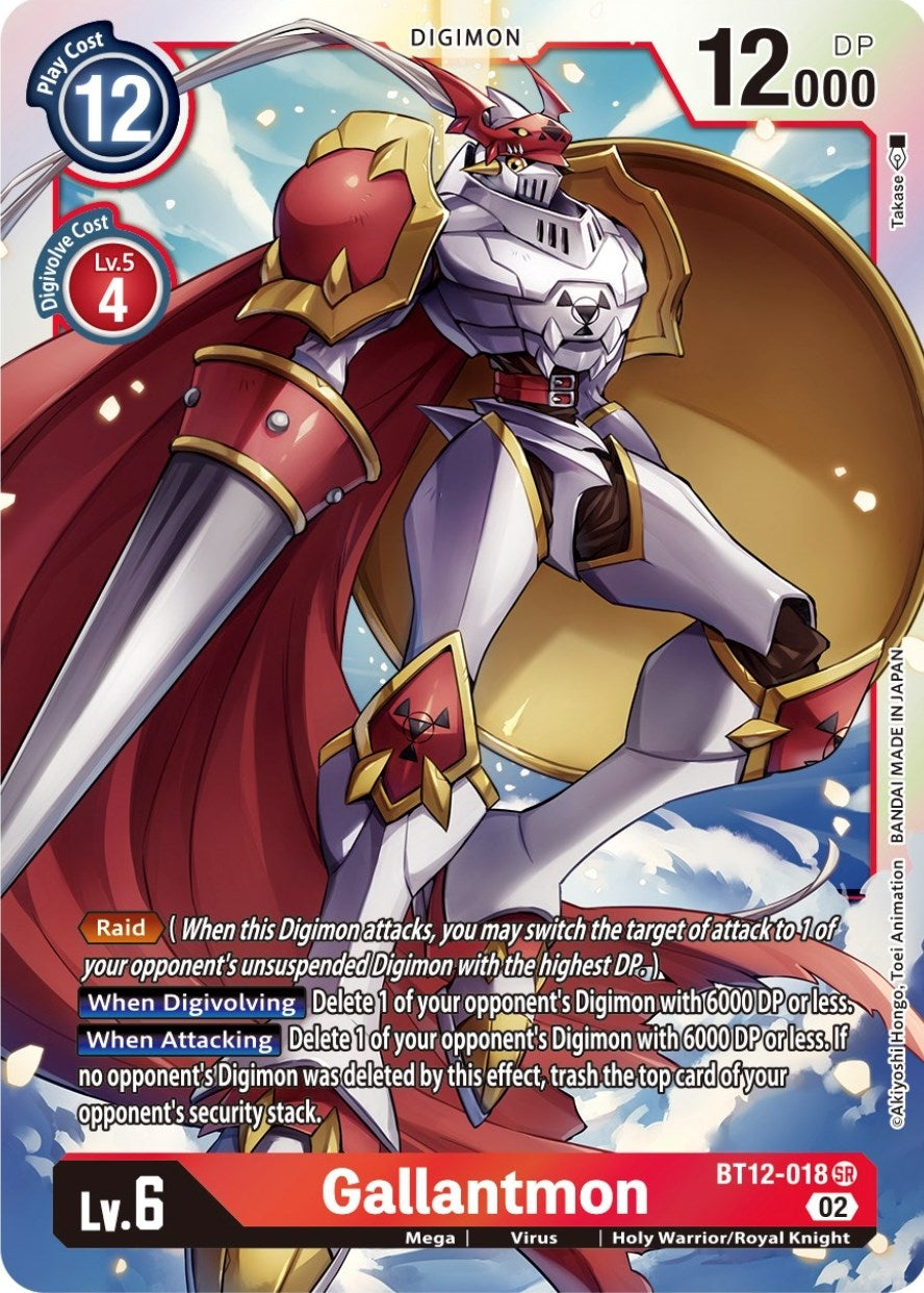Gallantmon (12018) [BT12] - Digimon Card Game Single