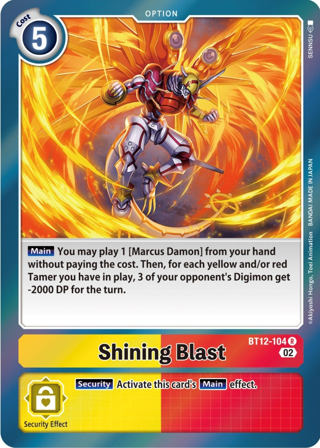 Shining Blast (12104) [BT12] - Digimon Card Game Single