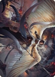 Serra Faithkeeper Art Card (7) [ASMOM] - MTG Single
