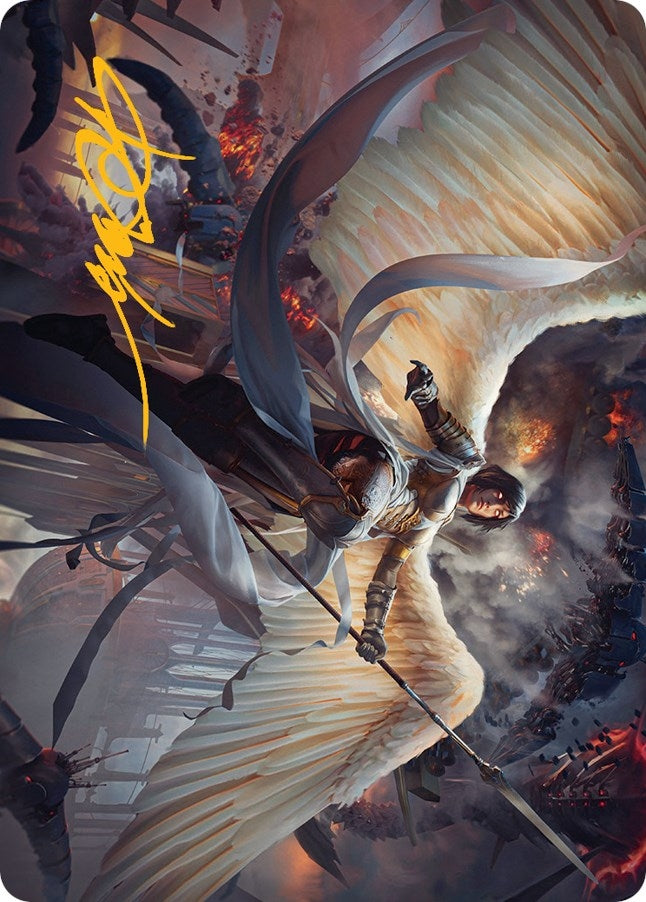 Serra Faithkeeper Art Card (Gold-Stamped Signature) (7) [ASMOM] - MTG Single