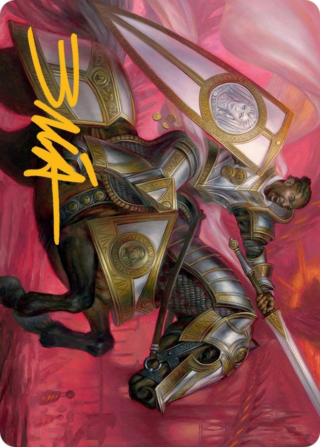 Sigiled Sentinel Art Card (Gold-Stamped Signature) (9) [ASMOM] - MTG Single
