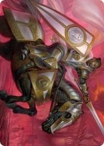 Sigiled Sentinel Art Card (9) [ASMOM] - MTG Single