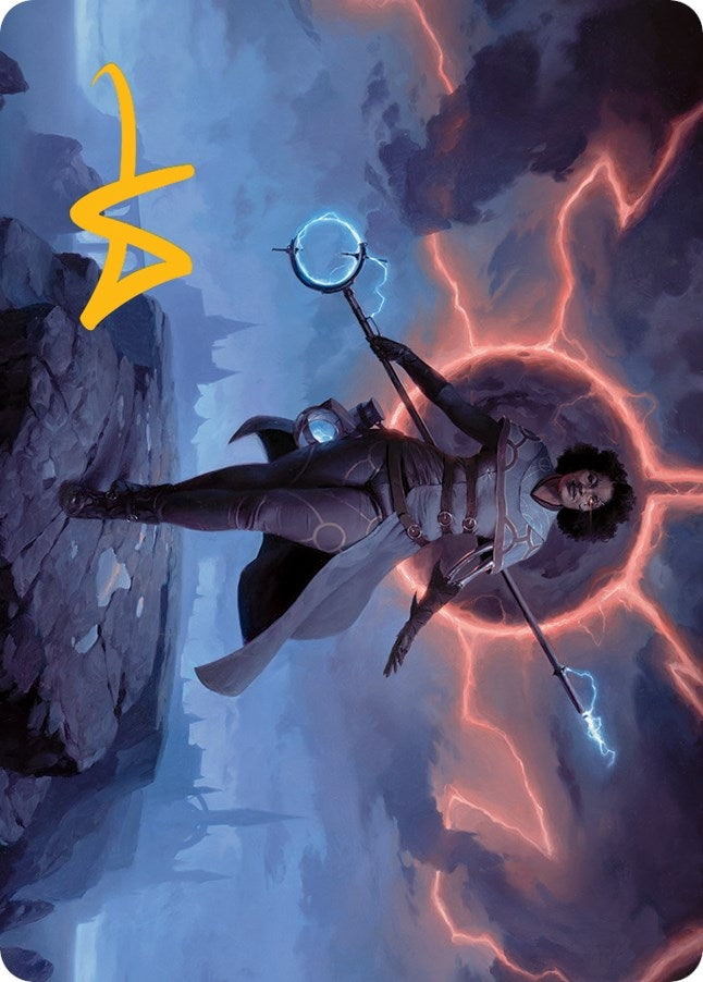 Rona Herald of Invasion Art Card (Gold-Stamped Signature) (16) [ASMOM] - MTG Single