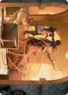 Rona Tolarian Obliterator Art Card (17) [ASMOM] - MTG Single