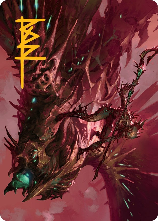 Skyclave Invader Art Card (Gold-Stamped Signature) (18) [ASMOM] - MTG Single