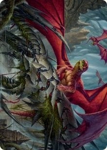 Hoarding Broodlord Art Card (23) [ASMOM] - MTG Single