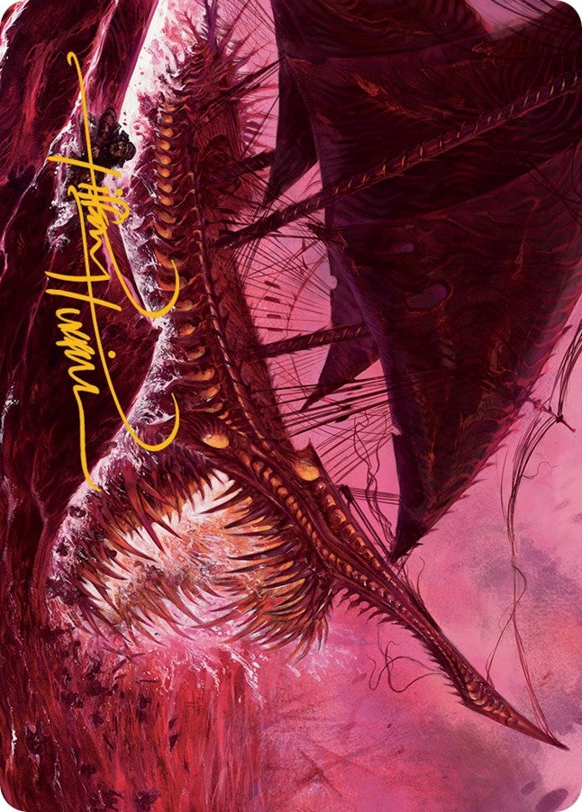 Marauding Dreadship Art Card (Gold-Stamped Signature) (36) [ASMOM] - MTG Single