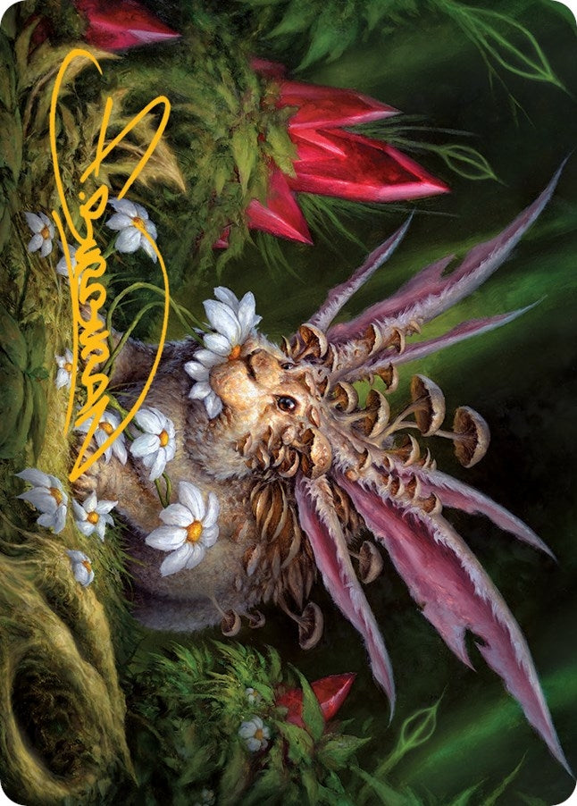 Placid Rottentail Art Card (Gold-Stamped Signature) (39) [ASMOM] - MTG Single