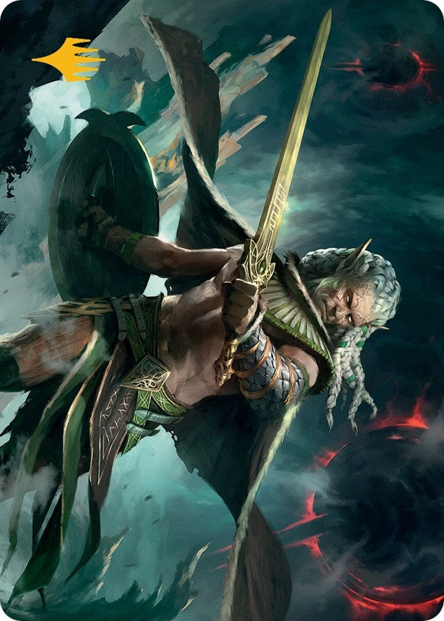 Serpent-Blade Assailant Art Card (40/81) (Gold-Stamped Signature) (40) [ASMOM] - MTG Single