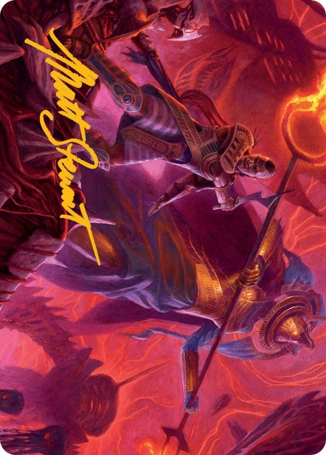 Djeru and Hazoret Art Card (Gold-Stamped Signature) (44) [ASMOM] - MTG Single