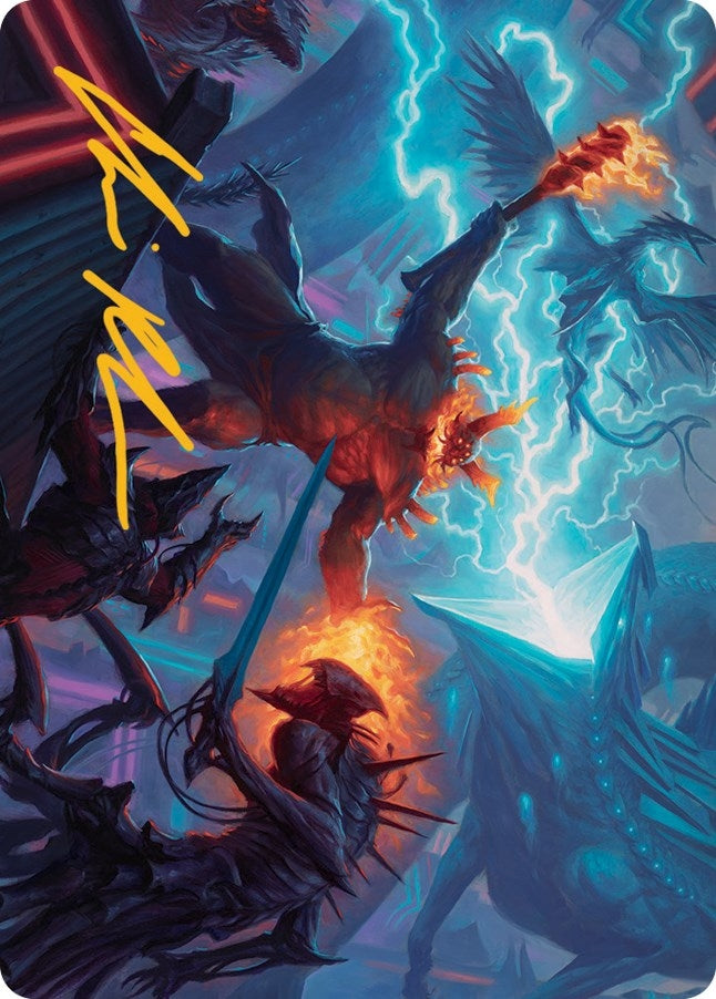 Hidetsugu and Kairi Art Card (Gold-Stamped Signature) (45) [ASMOM] - MTG Single