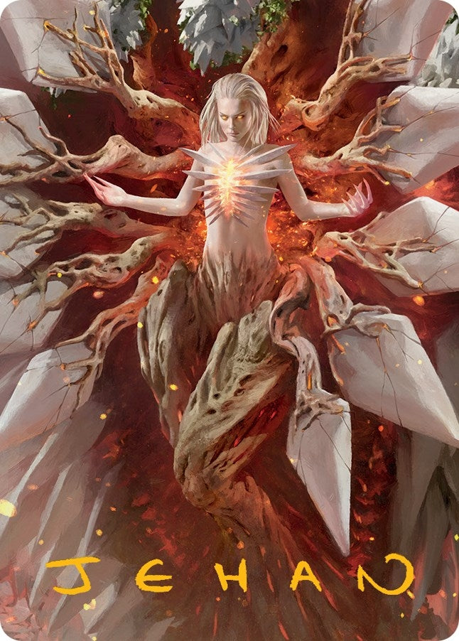 Wrenn and Realmbreaker Art Card (Gold-Stamped Signature) (56) [ASMOM] - MTG Single