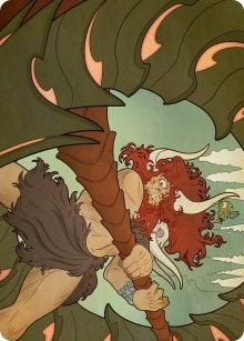 Borborygmos and Fblthp Art Card (57/81) (57) [ASMOM] - MTG Single