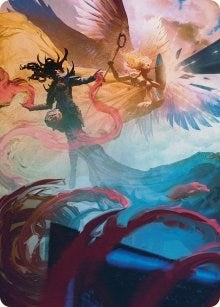 Drana and Linvala Art Card (58) [ASMOM] - MTG Single