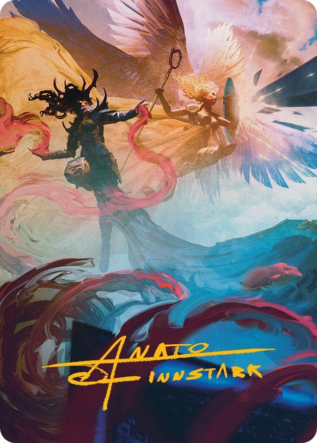 Drana and Linvala Art Card (Gold-Stamped Signature) (58) [ASMOM] - MTG Single