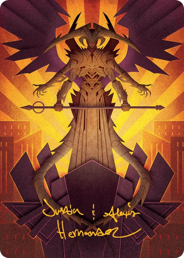 Atraxa Praetors’ Voice Art Card (Gold-Stamped Signature) (77) [ASMOM] - MTG Single