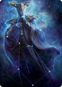 Atris Oracle of Half-Truths Art Card (78) [ASMOM] - MTG Single