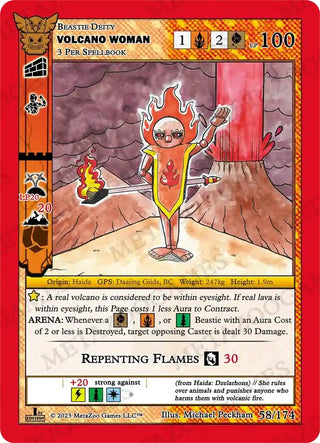 Volcano Woman (58) (NATFE) - MetaZoo Single